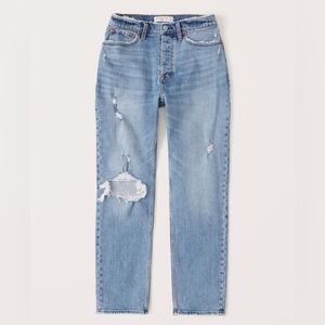 Abercrombie and Fitch curve love high-rise, Dad jeans NWT